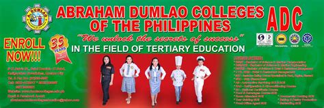 Abraham Dumlao Colleges of the Philippines.
